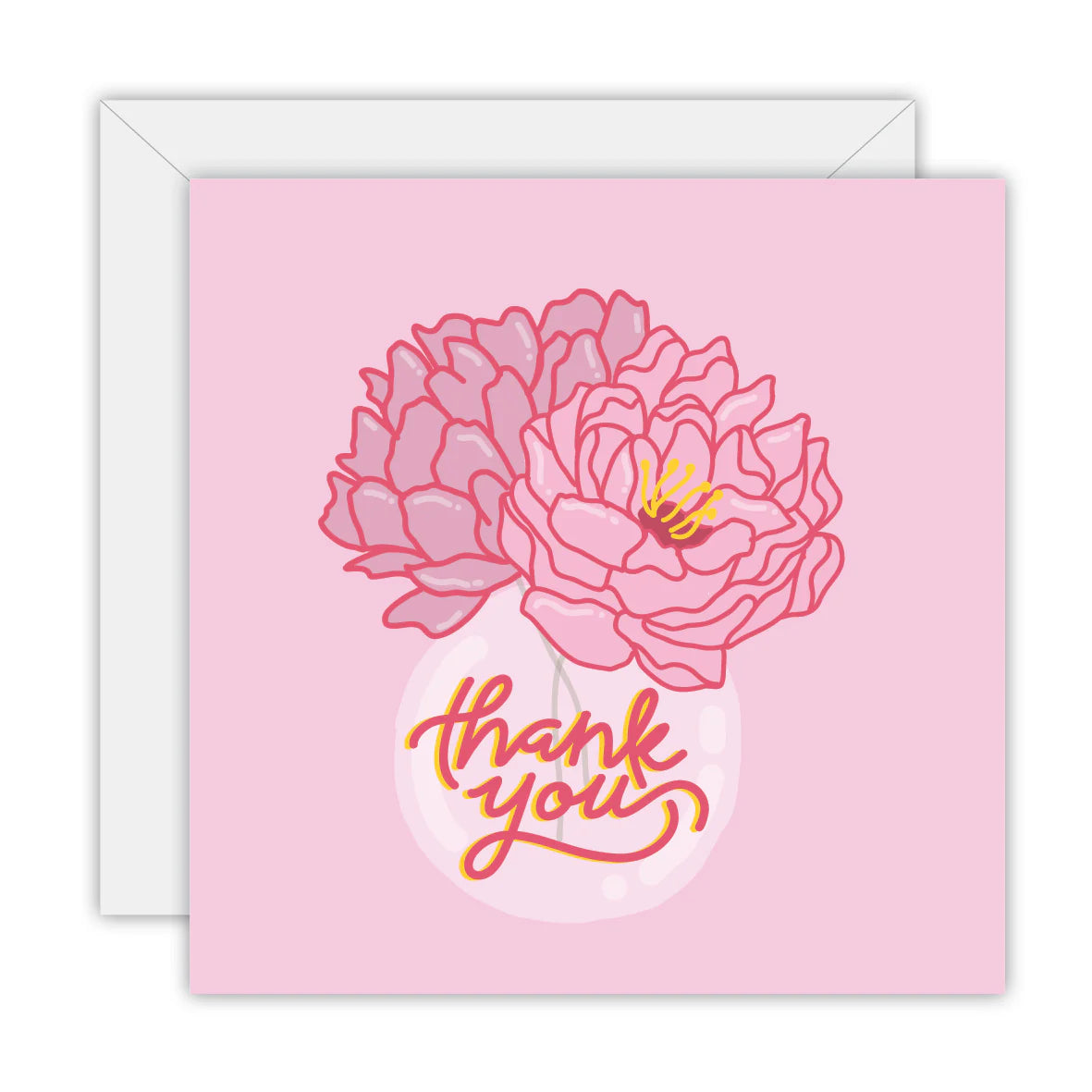 Thank You - Blank Greeting Card