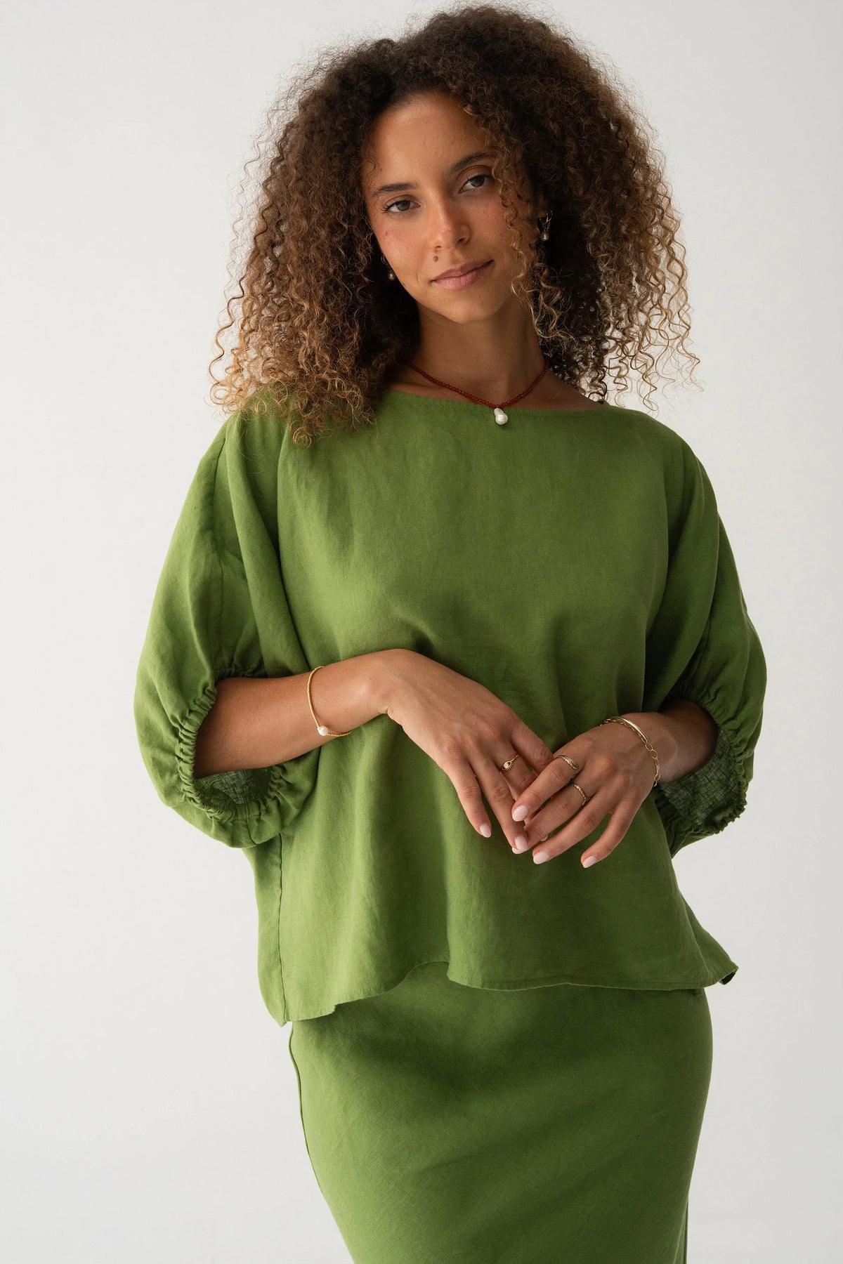 Lilly Pilly Tina Top - Lime