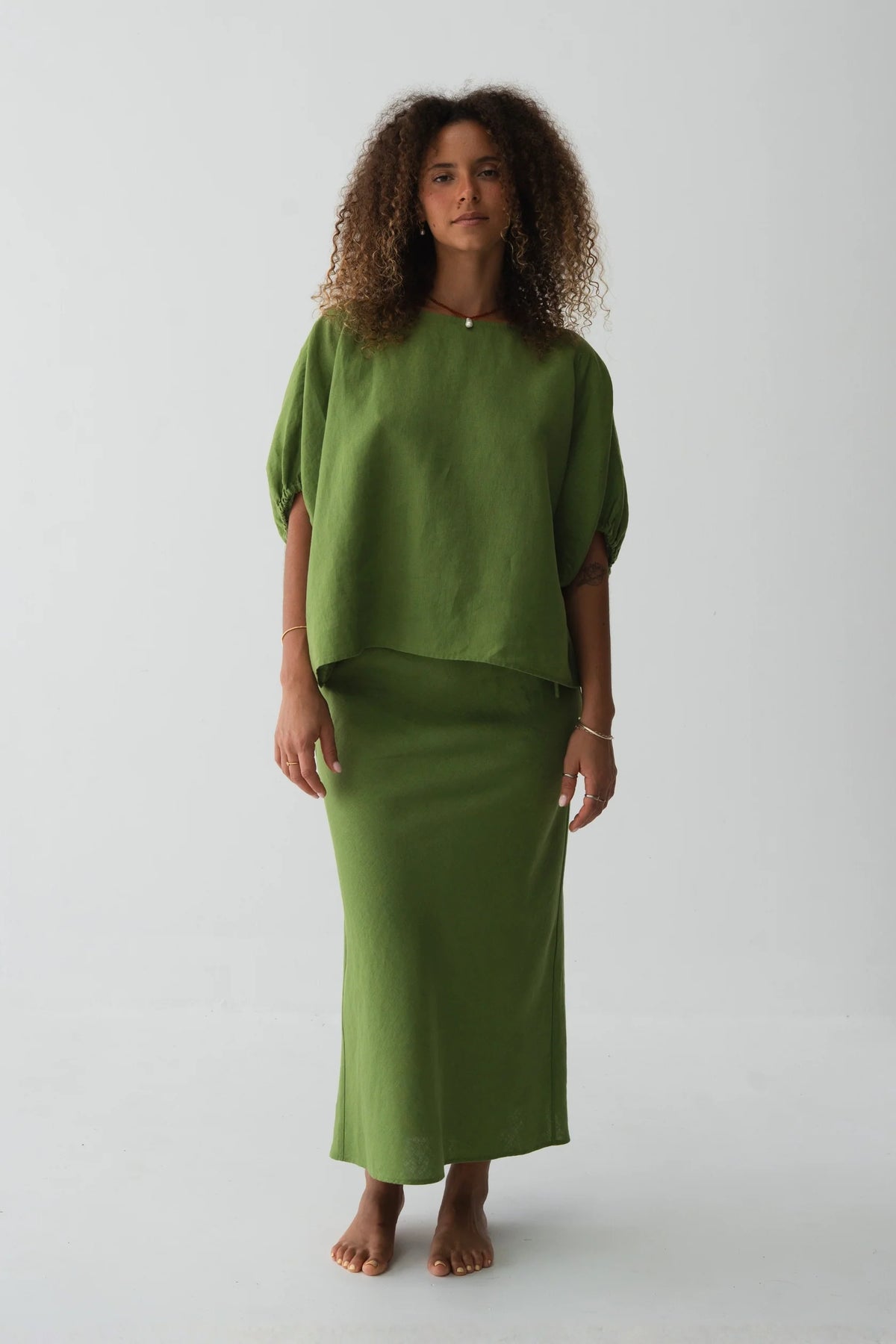 Lilly Pilly Tina Top - Lime