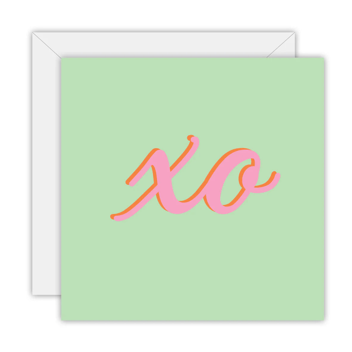 XO - Blank Greeting Card