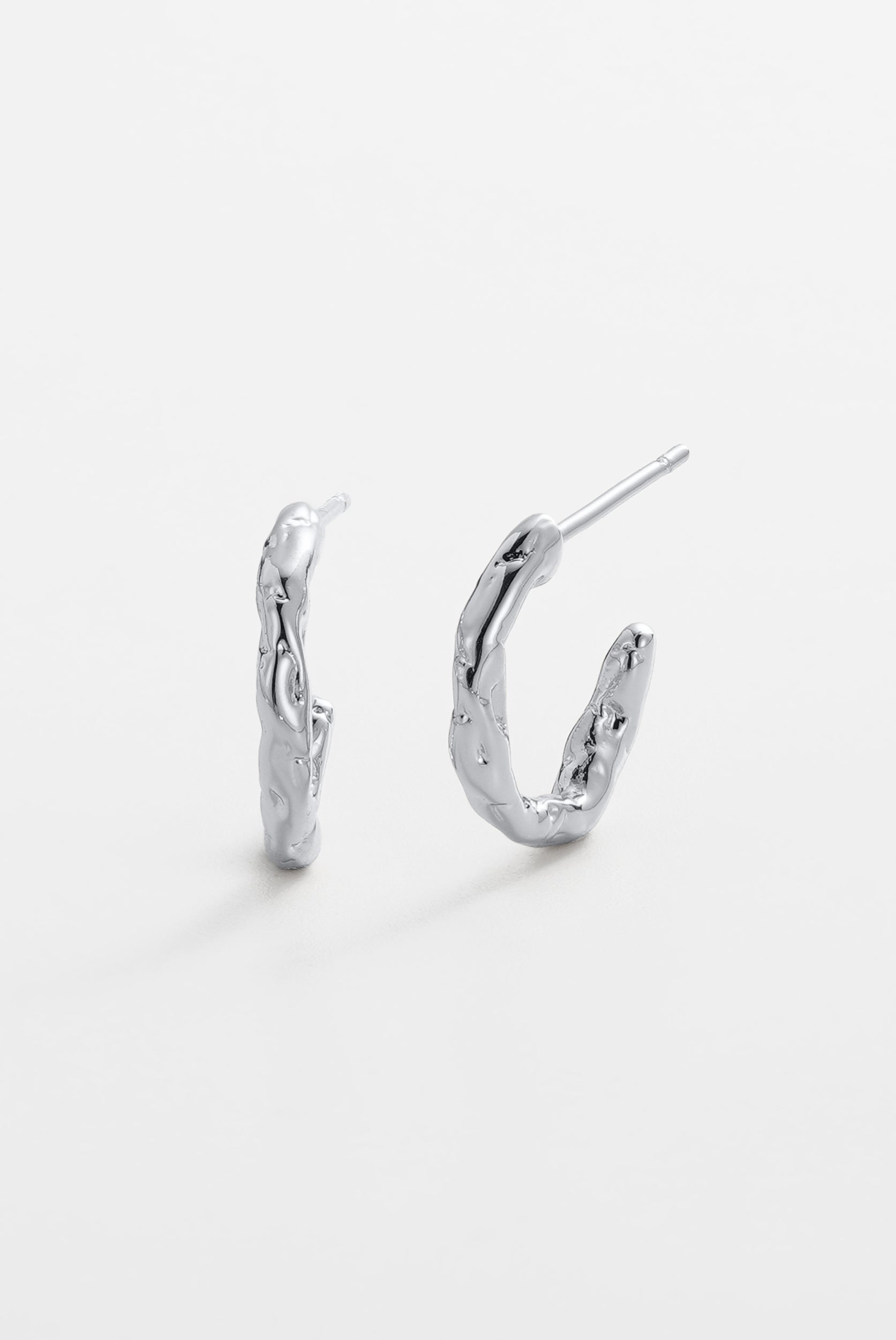 Zafino Alessia Hoop Small - Silver