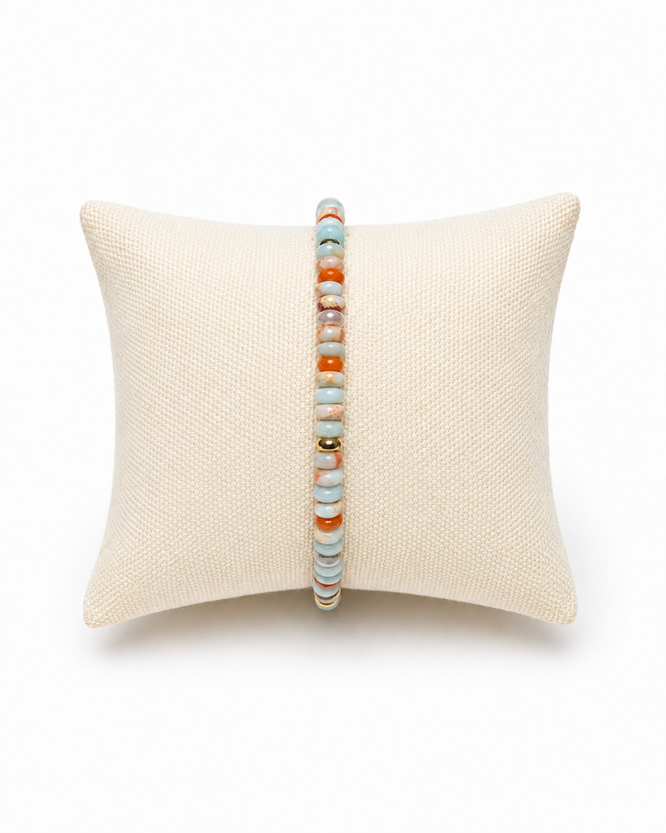 Zafino Bea Bracelet - Teal/Orange