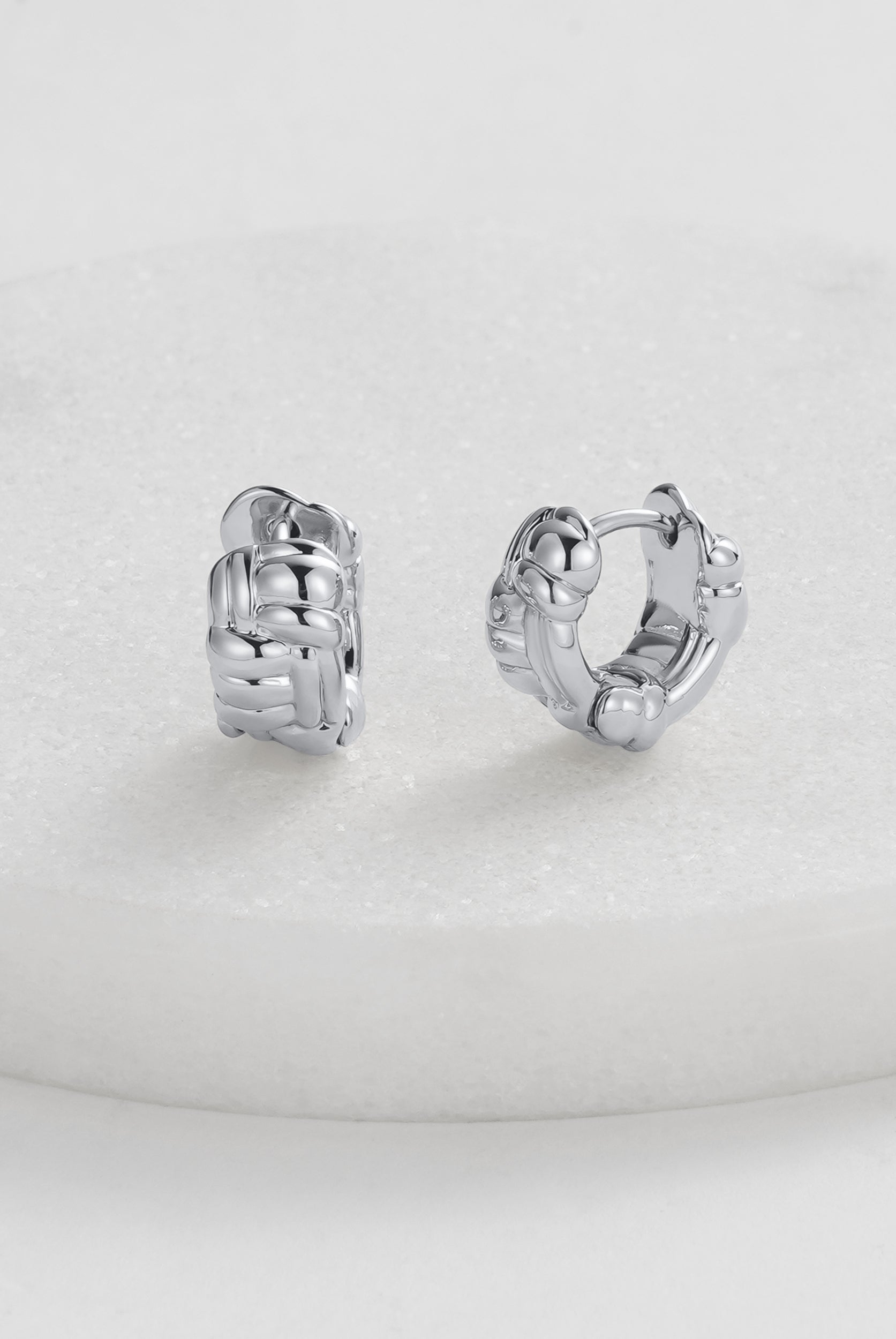 Zafino Brielle Huggie - Silver