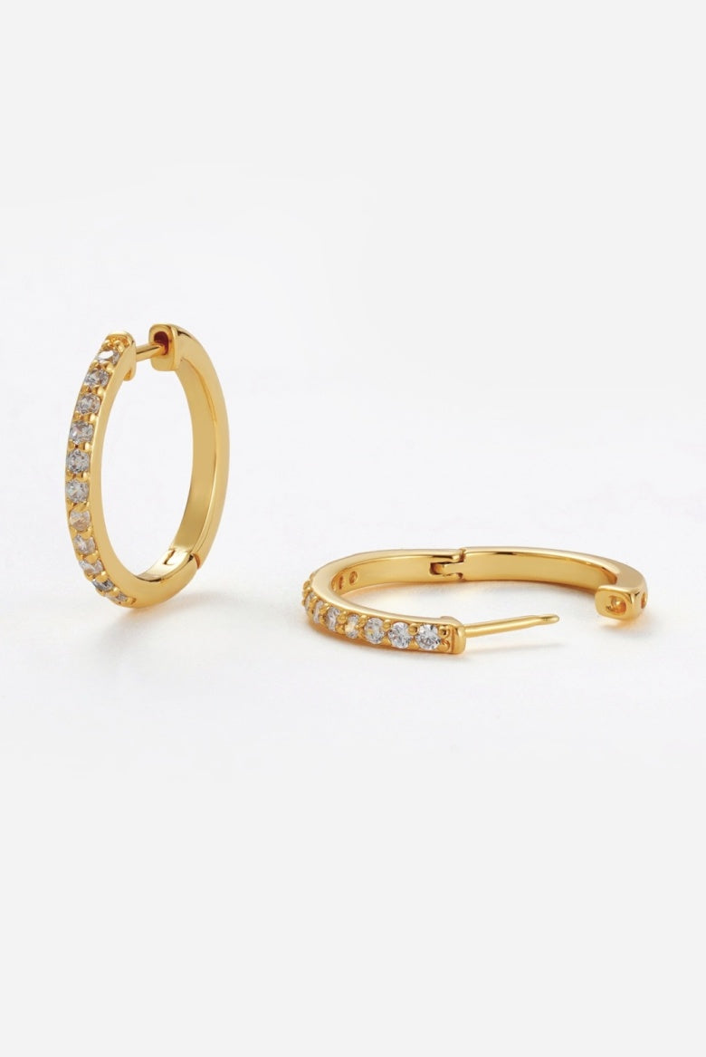 Zafino Catalina Hoop - Gold