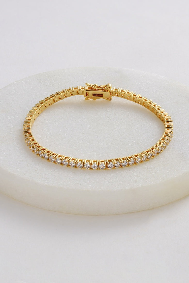 Zafino Dani Tennis Bracelet - Gold