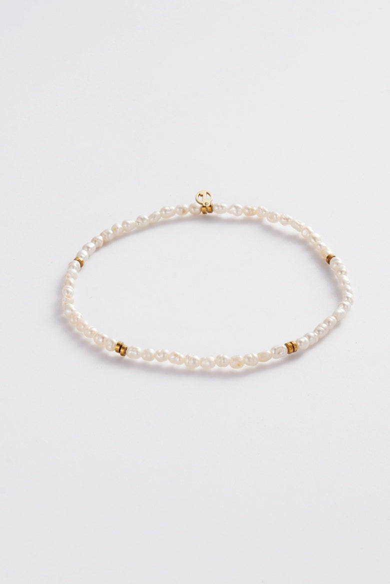 Zafino Fine Pearl Bracelet - Gold