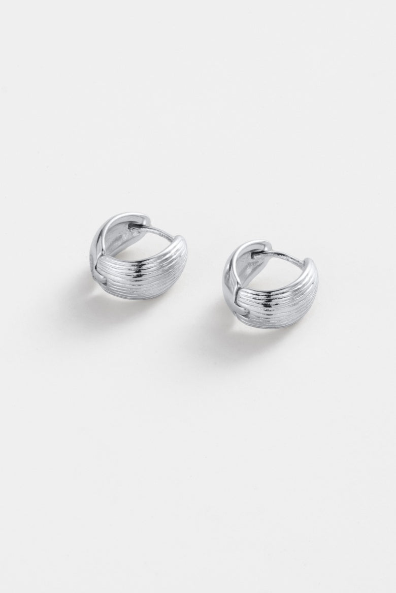 Zafino Gia Hoop - Silver