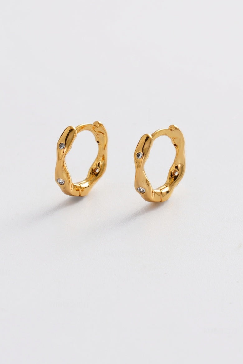 Zafino June Huggie - Gold