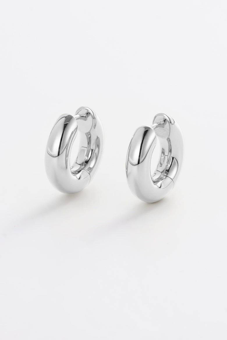 Zafino Lina Hoop Small - Silver