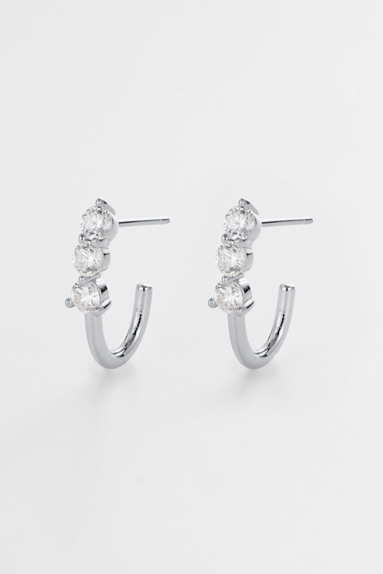 Zafino Mara Hoop - Silver