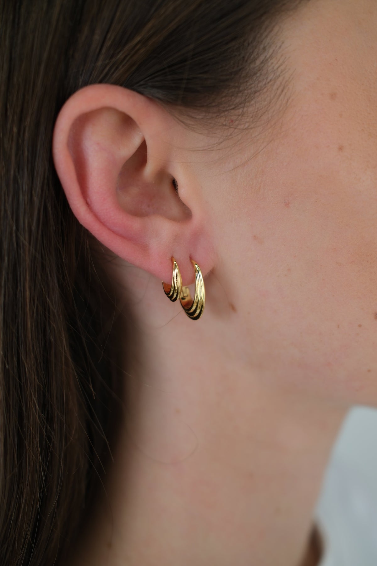 Zafino Marley Hoop Medium - Gold