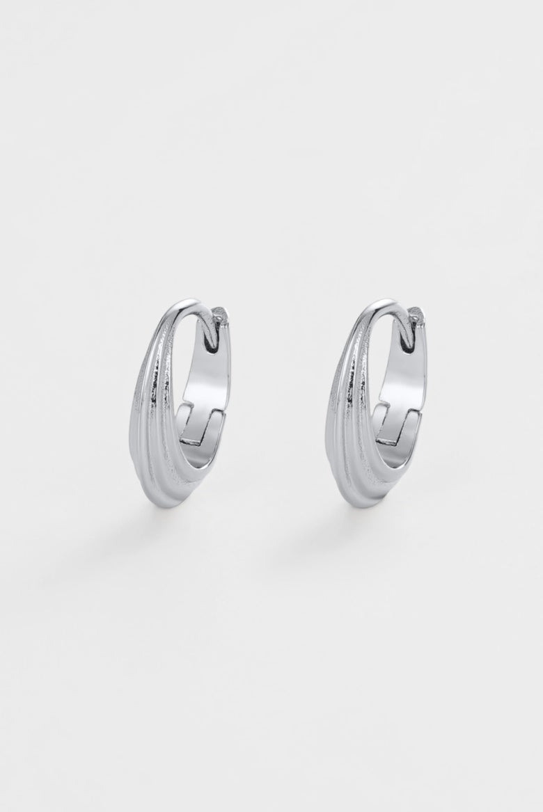 Zafino Marley Hoop Small - Silver