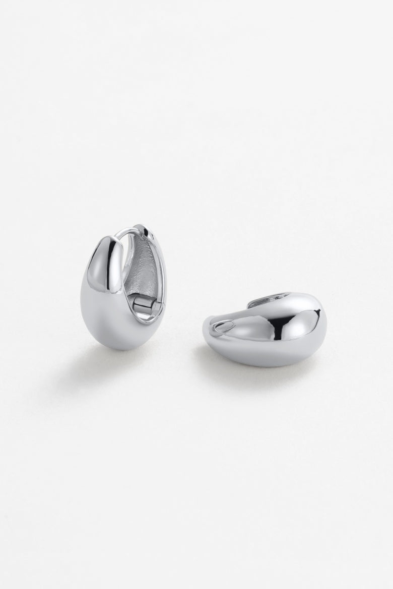 Zafino Steph Earring Large - Silver