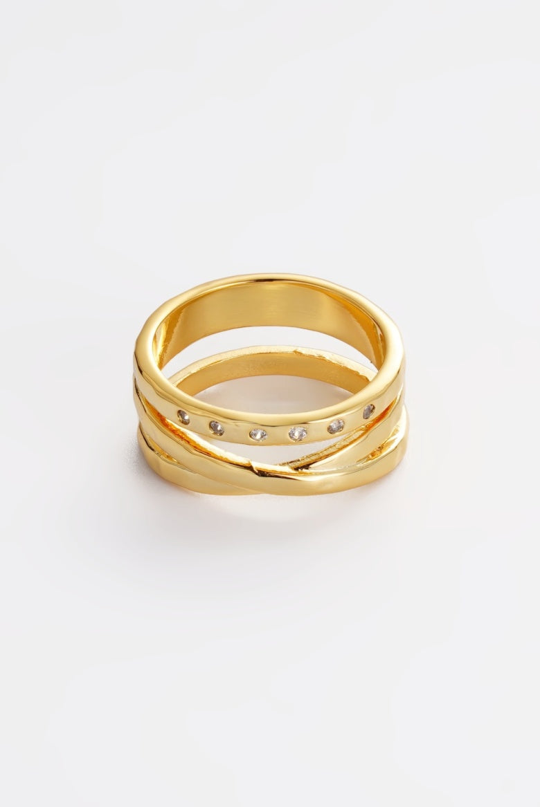 Zarla Alessia Ring - Gold