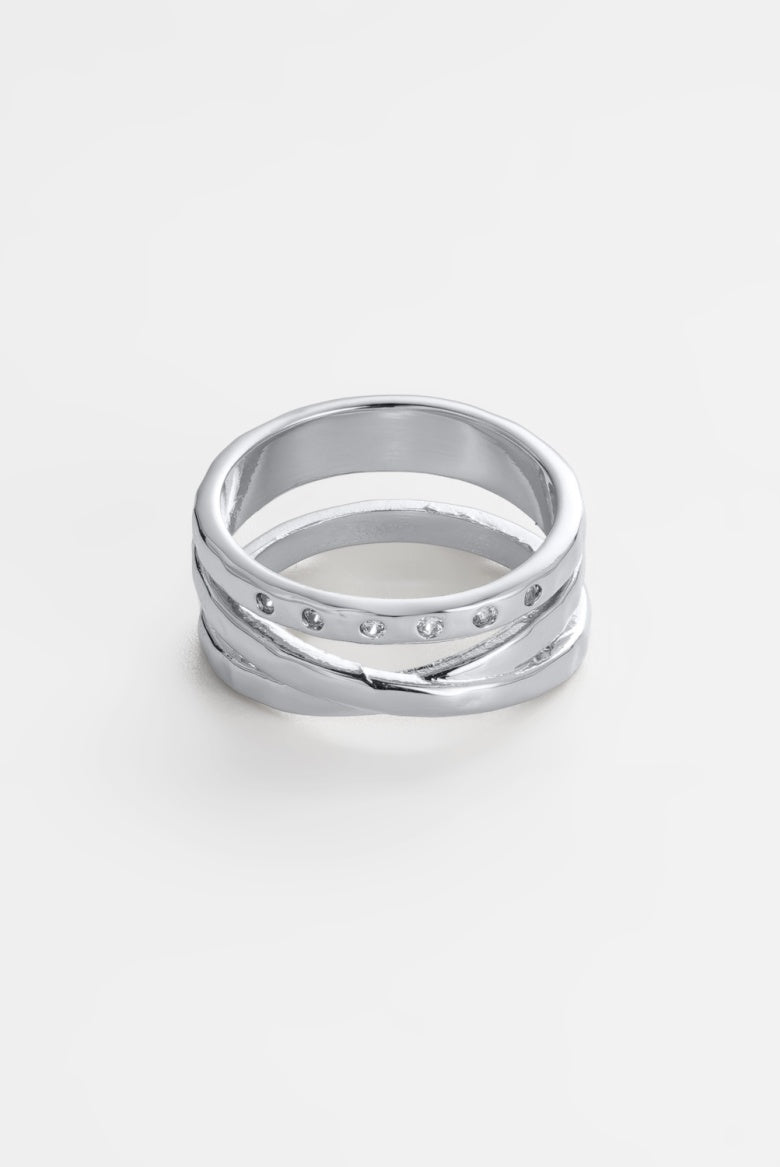 Zarla Alessia Ring - Silver