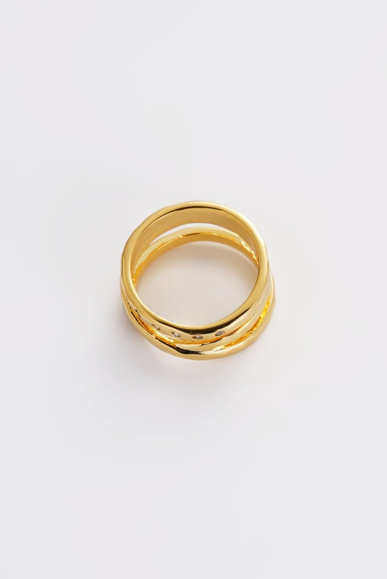 Zarla Alessia Ring - Gold