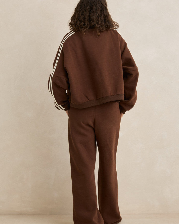 Rhythm Contrast Trackpant - Brown
