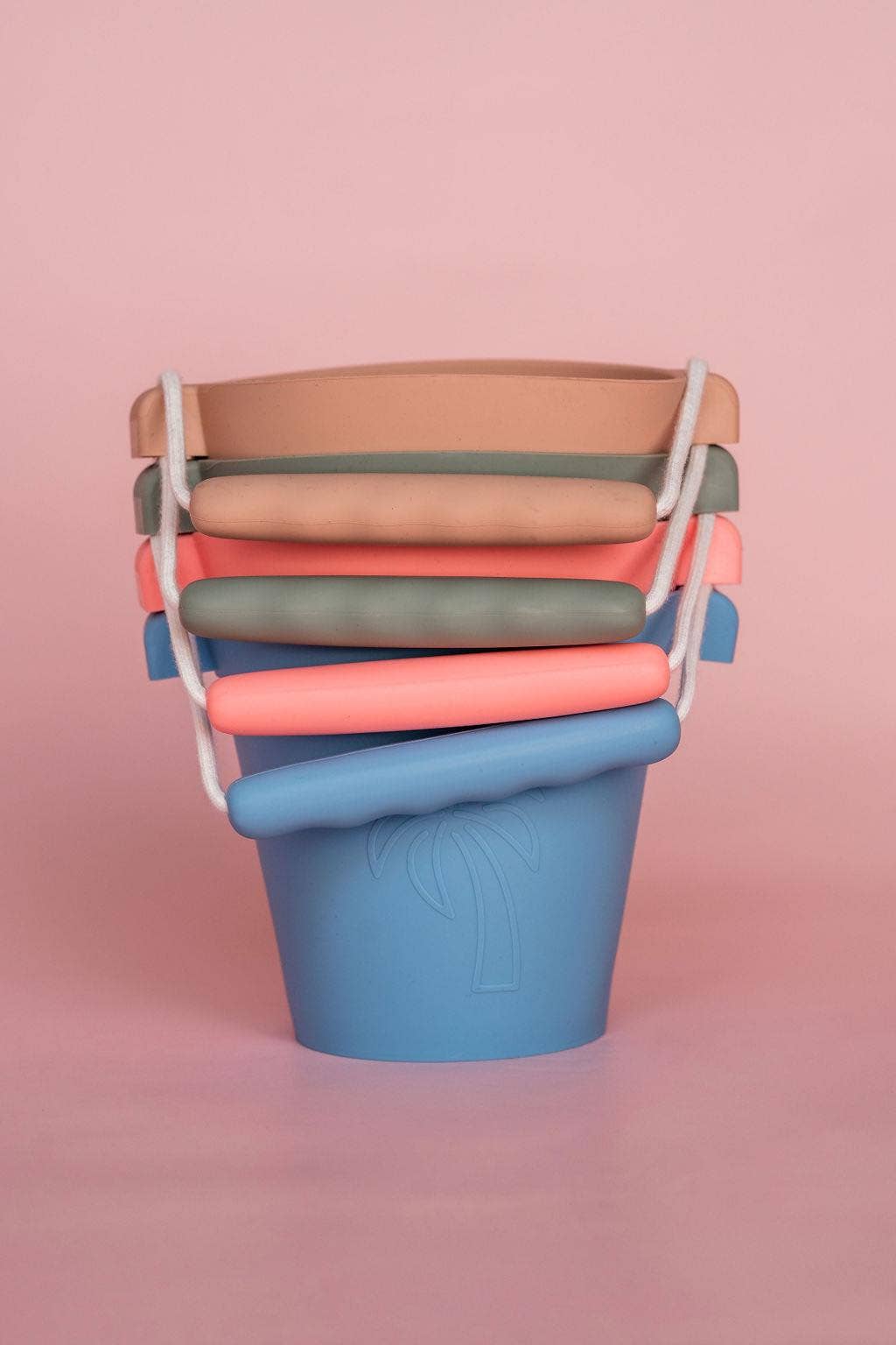 Coast Kids Silicone Beach Bucket - Blue
