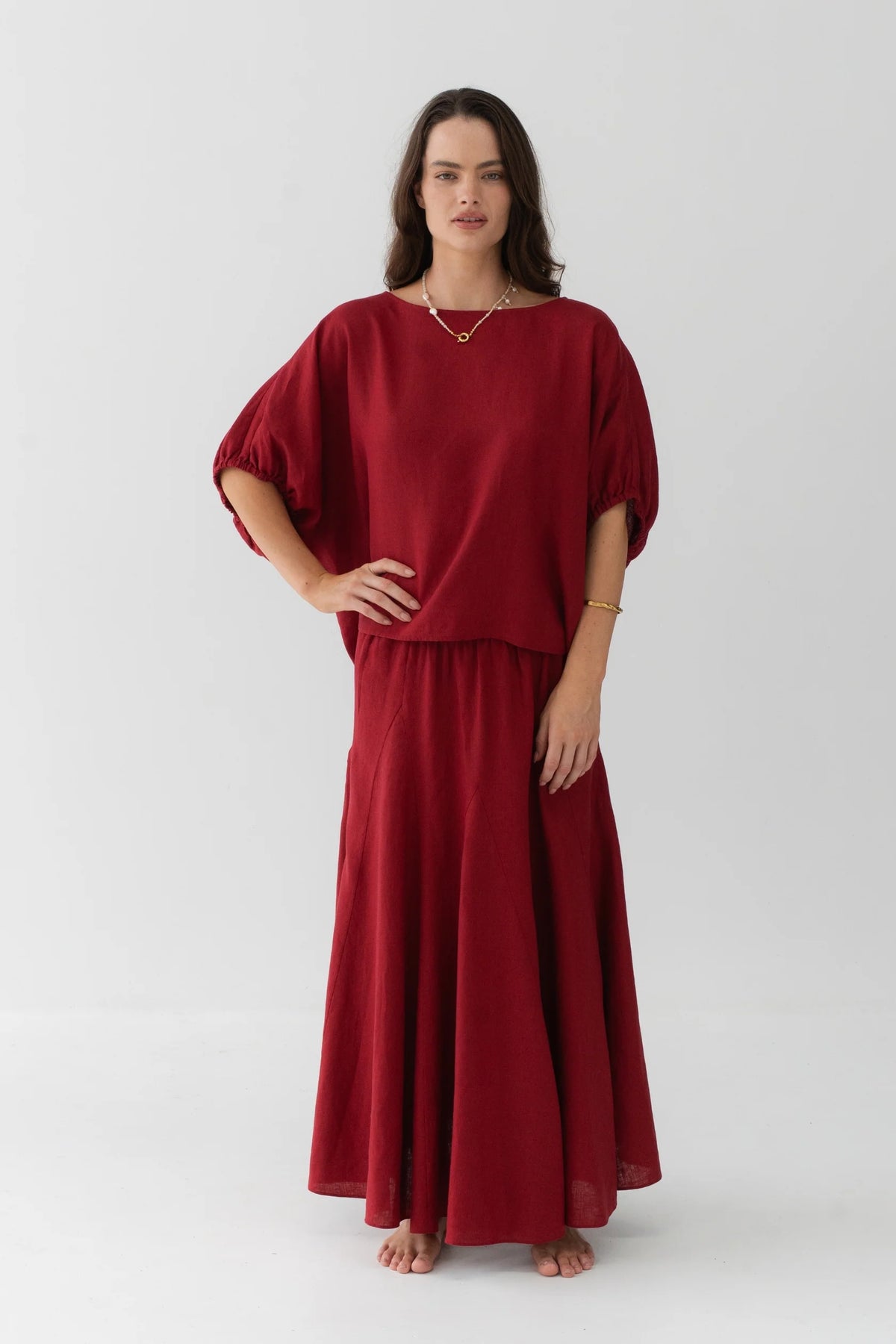 Lilly Pilly Tina Top - Cherry