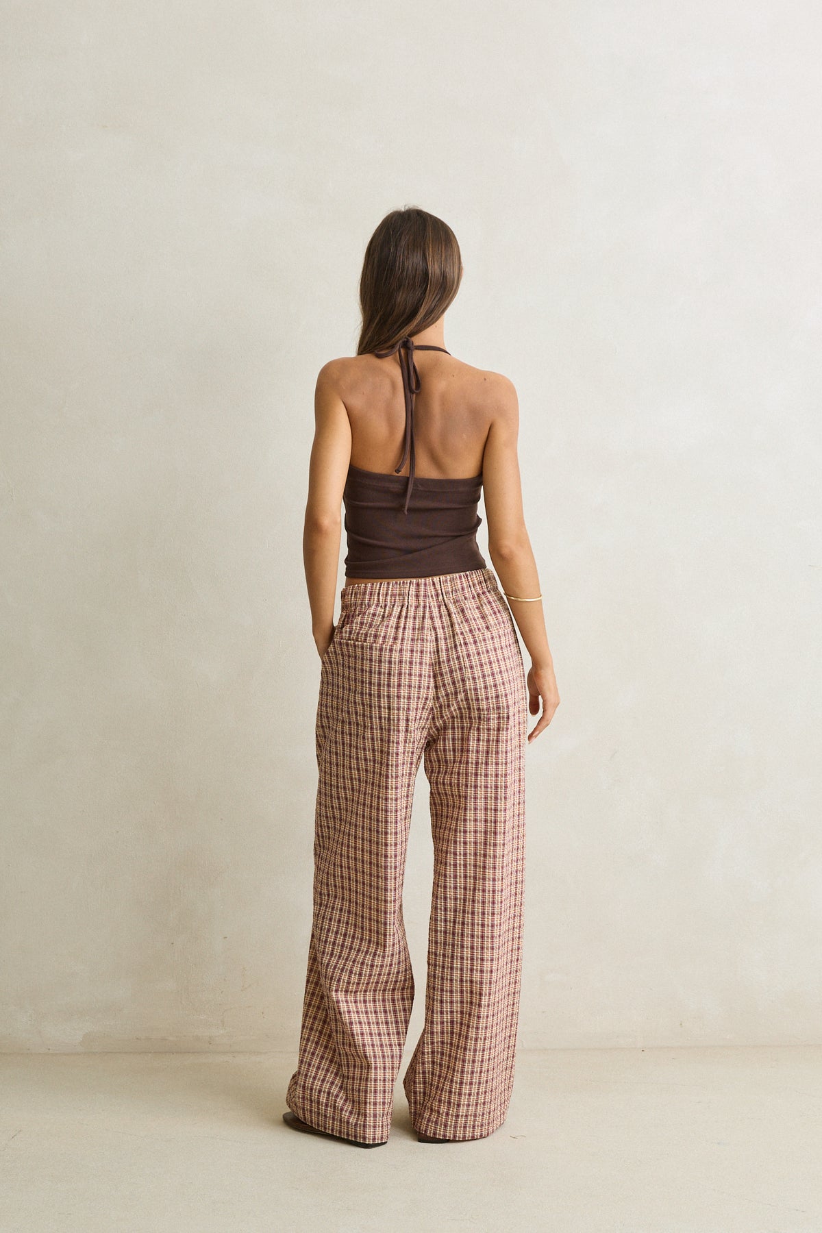 Rhythm Sienna Halter Top - Chocolate